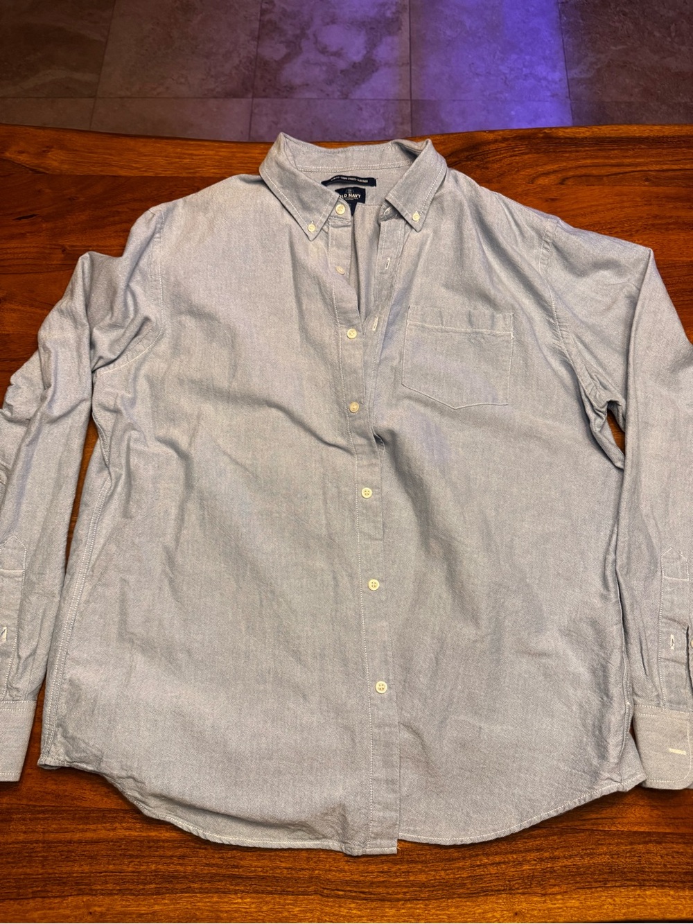 Casual Men's Button-Up Bundle - Light Blue, Burgundy, Gray, Plaid - Picture 4 of 7